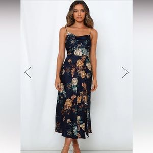 Hello Molly Atlas Maxi Dress Navy Size 4